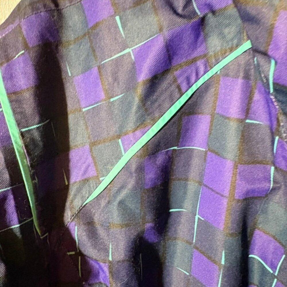 Columbia Omni-Heat Ski Jacket Purple Geometric Winter Coat Women S - Picture 9 of 12